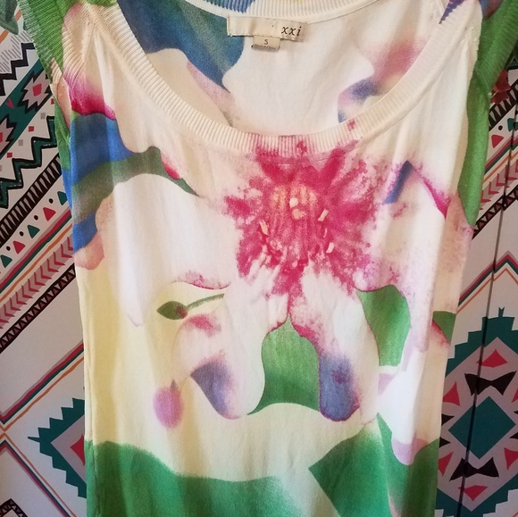 F21 Flower Mini Dress - Picture 7 of 7